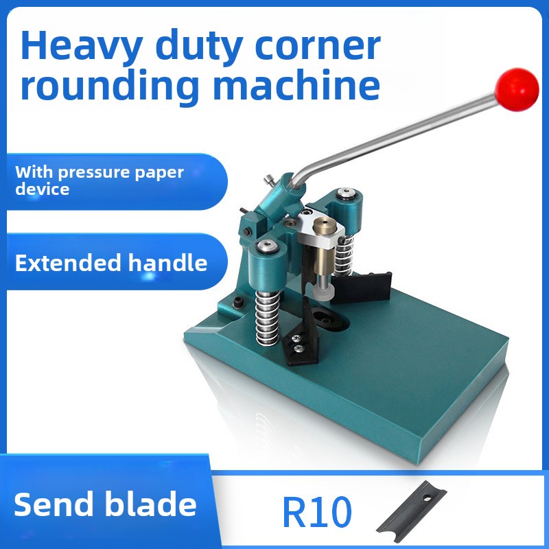 Binding Machine Comb - 紙製のカードや写真アルバム用の手動式コーナーラウンダー（角丸加工機）、R6およびR10の刃を備えた、耐久性に優れたダイカット式コーナーカッター。
