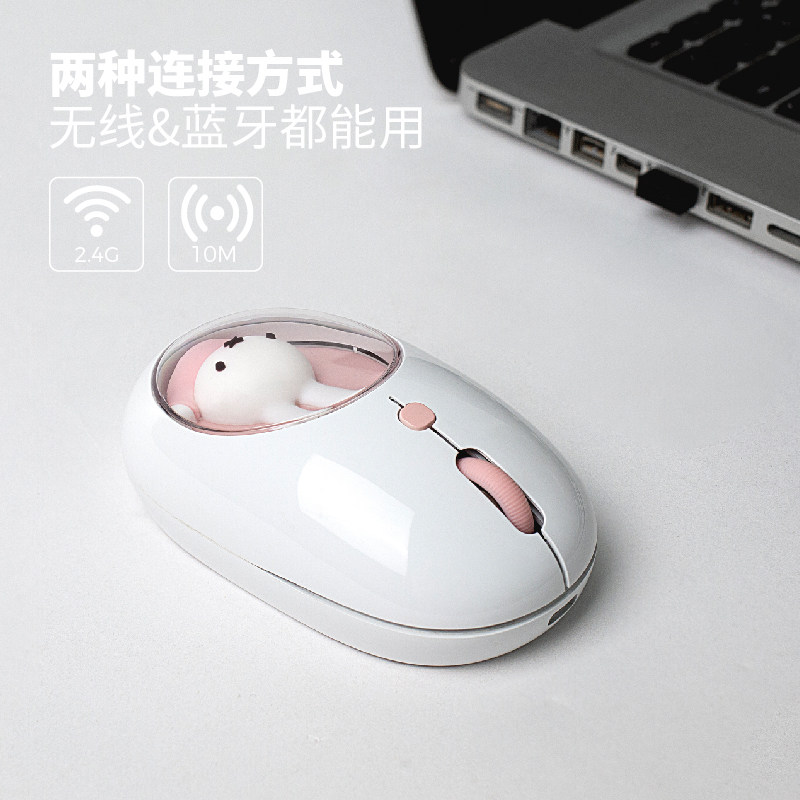 愛らしいミッフィー柄のポータブルワイヤレス充電マウス、iPa - Office Technician のレビューと価格