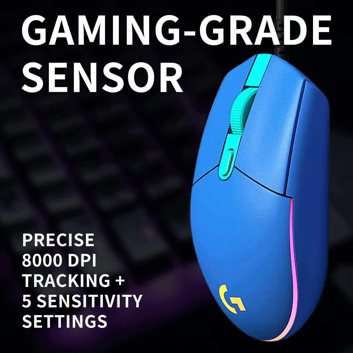 Logicool G203 LIGHTSYNC 有線ゲーミン - Logitech Mouse G203 のレビューと価格
