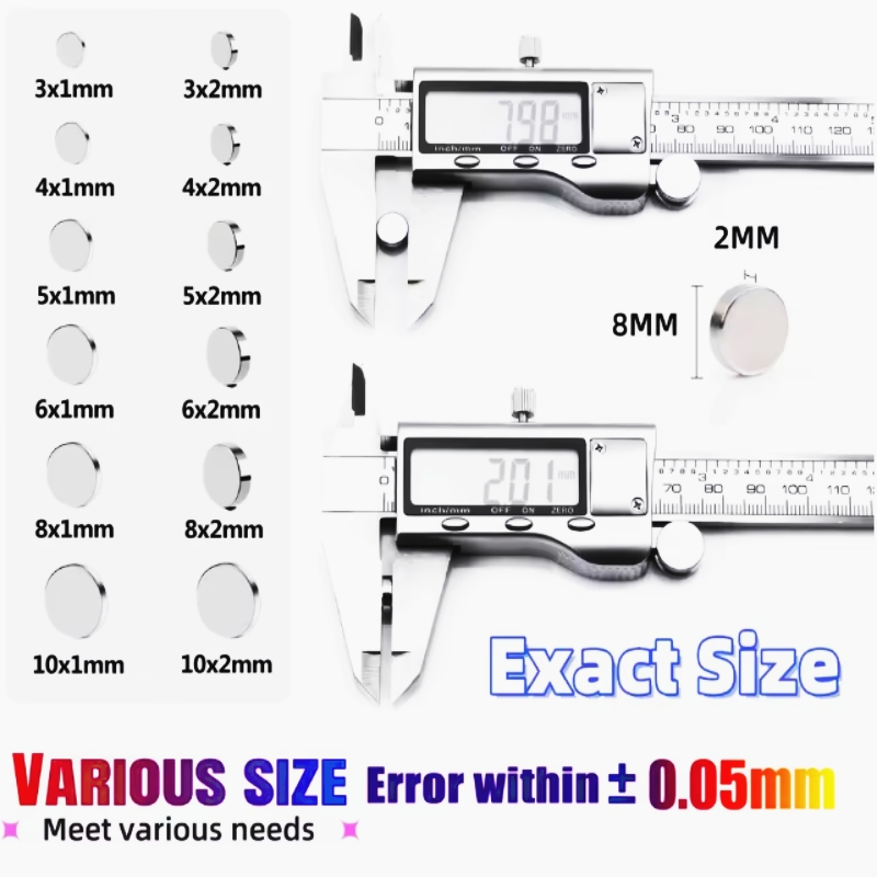 3Dプリンター用強力磁石セット。4x2mm、5x2mm、6x - Office Technician のレビューと価格