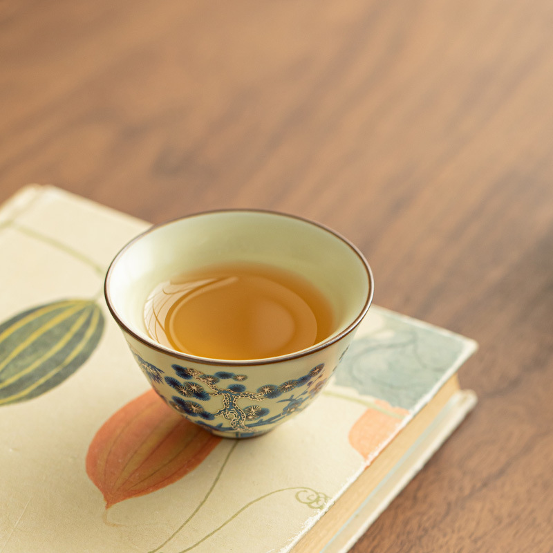 景徳鎮手描き青白冬の三友茶杯シングルカンフーテイスティングカ - Office Technician のレビューと価格